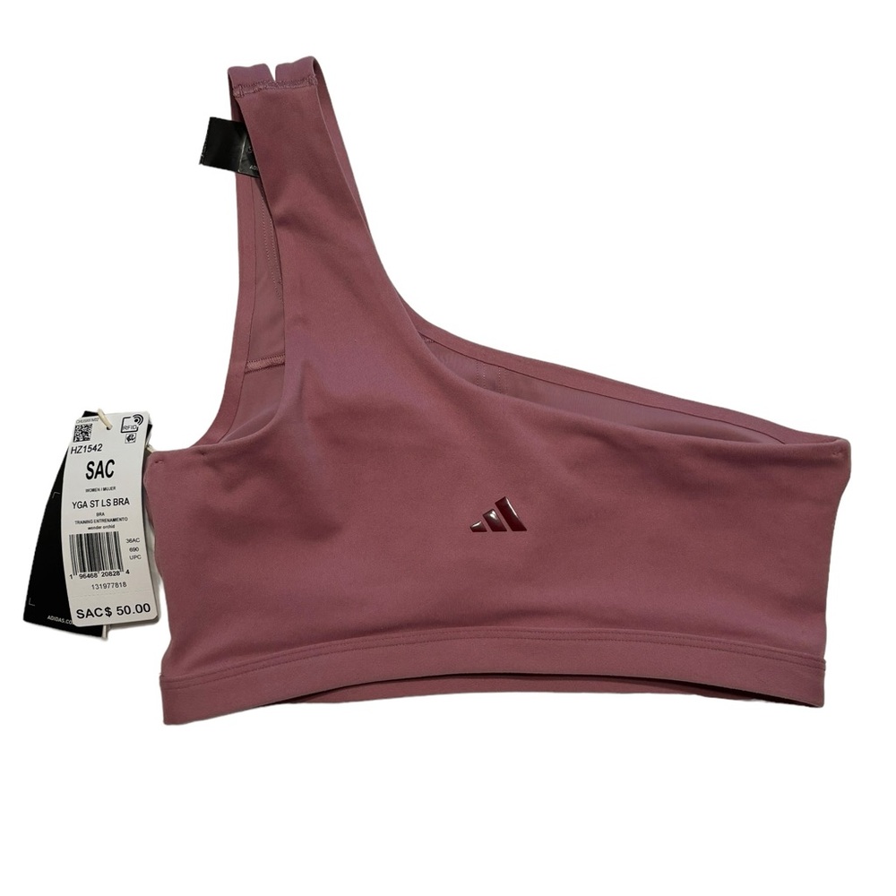 NWT Original Adidas‎ YOGA STUDIO LIGHT-SUPPORT BRA Orchid